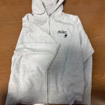 Ben Davis 그레이 풀 집업 후드티 XL