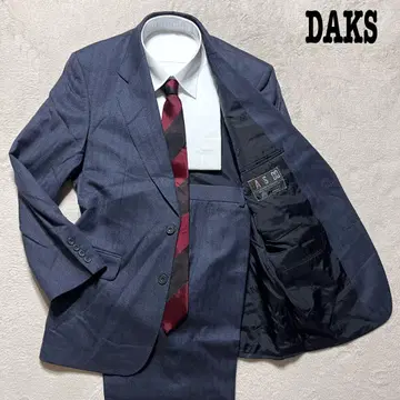 DAKS 닥스 그레이 스트라이프 프리 노턱 수트 상하의 세트