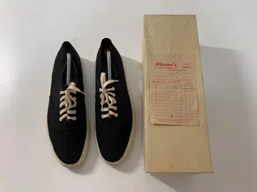 60s USA제 데크슈즈 스니커즈 블랙 US8.5