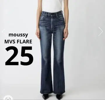 마우지 moussy MVS FLARE 플레어 데님 25 스트레치