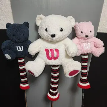 Wilson 베어 드라이버용 페어웨이 우드 골프헤드커버 총 3개 곰