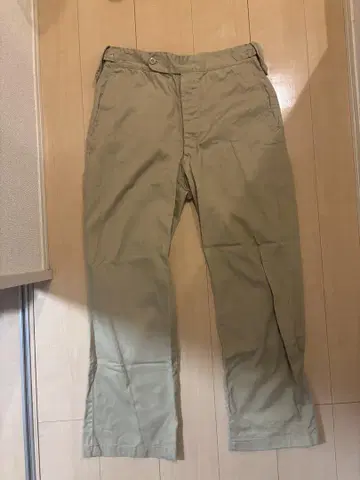 체코군 그루카 팬츠 버튼 플라이
