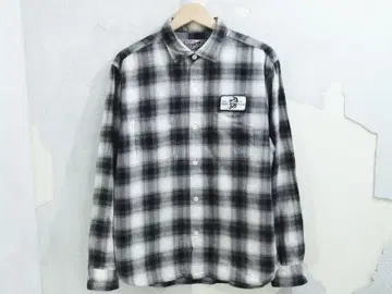 XL 사이즈 Radiall 옴브레 체크 셔츠 와펜 라디알