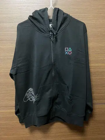 PlayStation 블랙 집업 후디 M 사이즈