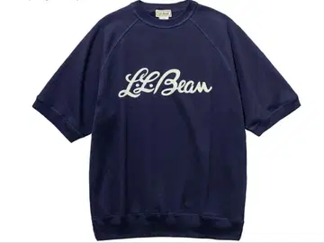 L.L.Bean 네이비 반팔 맨투맨