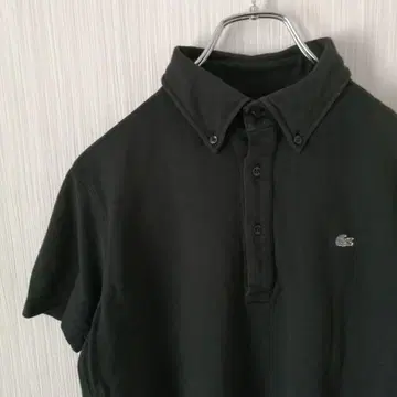 라코스테 피케 셔츠 반팔 블랙 로고