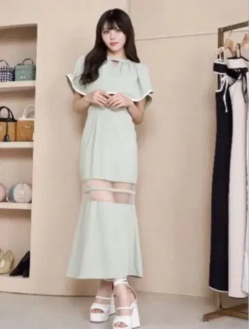다리치 원피스 민트색 FREE 사이즈