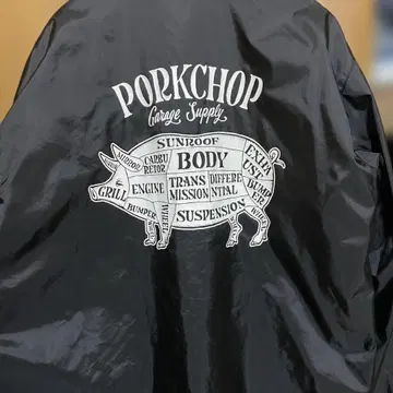 PORKCHOP Garage Supply 나일론 자켓 L 블랙