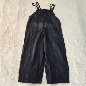 24SS 카구레 린넨 살로펫 오버롤 작업복 뒷면 끈 린넨 100%
