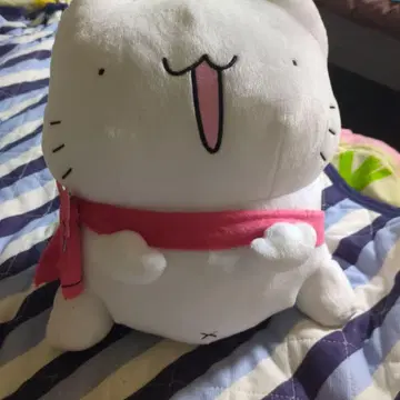 토끼 봉제 인형 빨간색 스카프 포함