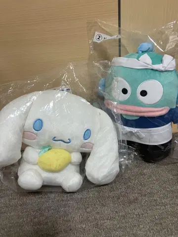 새상품 한교동, 시나모롤 당첨 복권 봉제 인형 2개 세트