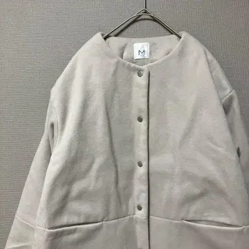드레스킵 노카라 자켓(M) 그레이지 무지 깔끔 캐주얼