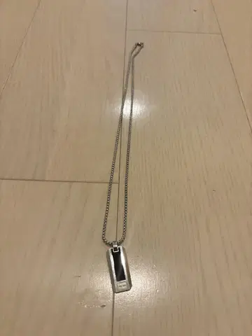 타미힐피거 플레이트형 목걸이