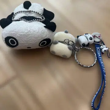 타레판다 스트랩 키링 마스코트 헤이세이 레트로
