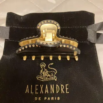 ALEXANDRE DE PARIS 스톤 부착 헤어 클립