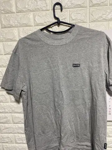 SupplieR 그레이 반팔 티셔츠