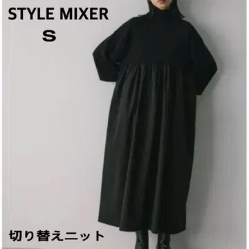 STYLEMIXER 스타일미키서 콤비네이션 하이넥 원피스 S
