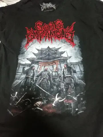 gore infamous 2018 일본 투어 셔츠