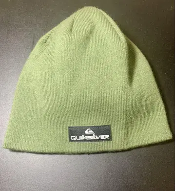 QUIKSILVER 니트 모자 비니 올리브 그린