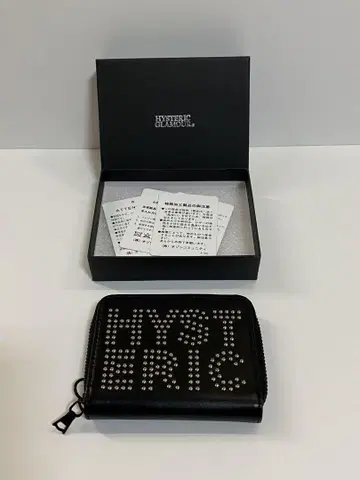 HYSTERIC GLAMOUR 블랙 접이식 지갑