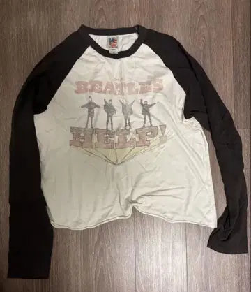 비틀즈 HELP! 긴팔 티셔츠 XL