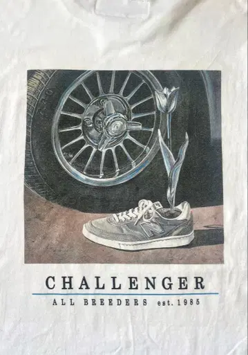 Challenger x new balance 440 티셔츠 L 화이트