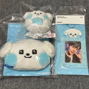 LINE FRIENDS 제로니 (규니니) 봉제 인형 & 포토 카드 홀더