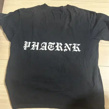 PHATRNK 블랙 T셔츠 뒷면 프린트