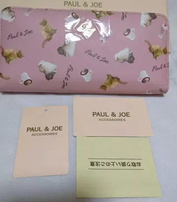 PAUL & JOE 장지갑 ( 박스 없음 ) & 핑크