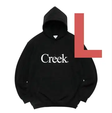 CREEK x WHIMSY / LOGO HOODIE BLACK L