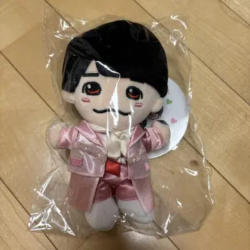 아이돌 봉제 인형 핑크 약 20cm