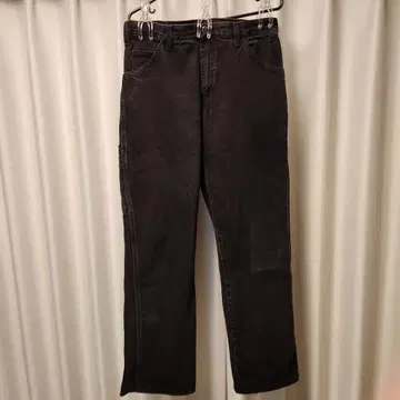 Dickies 블랙 워크 팬츠