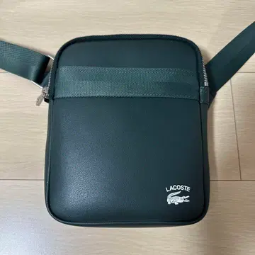 LACOSTE 다크 그린 숄더백