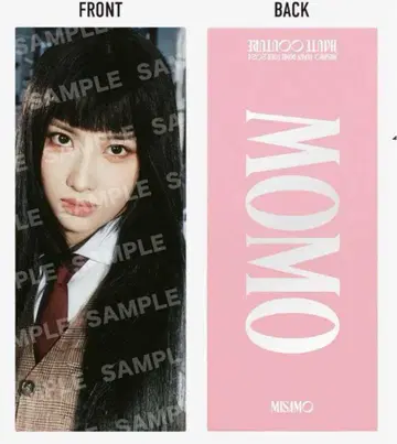 MISAMO 모모 포토 슬로건