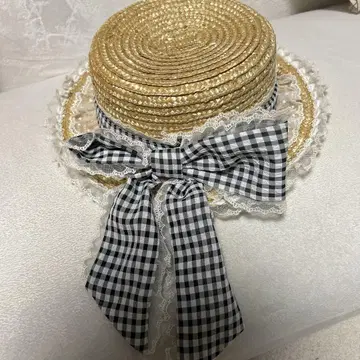 엔젤릭 프리티 리본 포함 밀짚모자