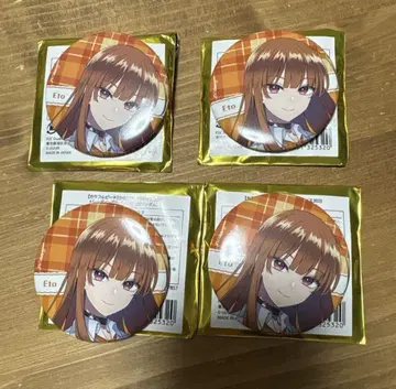 컬러풀 피치 캔뱃지 에토 4개