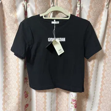 GYDA GYDALMATIAN 크롭 T셔츠 블랙