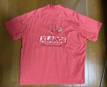 [ XLARGE ] 엑스라지 남성용 반팔 셔츠 L 레드