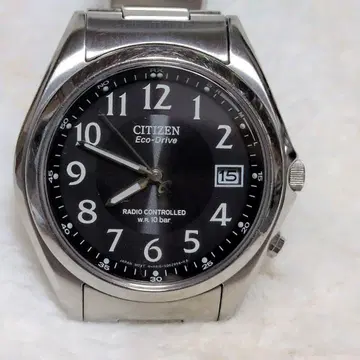 가동품 CITIZEN Eco-Drive 솔라 전파 시계