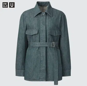 UNIQLO U 데님 벨트 자켓