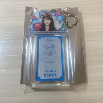 AKB48 사토 키세 티켓 홀더풍 아크릴 키링 오사카 ver.