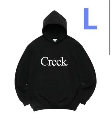 CREEK x WHIMSY 로고 후드티 블랙 L