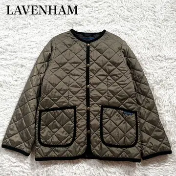 LAVENHAM 라벤햄 퀼팅 크루넥 자켓 36사이즈