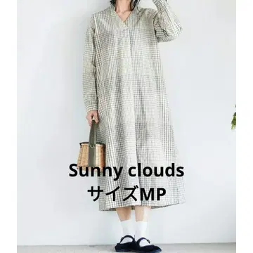 써니클라우드 랜덤 체크 린넨 혼방 원피스 MP