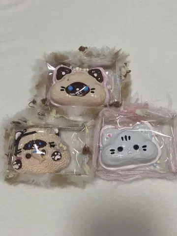 오니기리 고양이 샤무 그레이 스퀴즈 3개 세트 쪼물쪼물