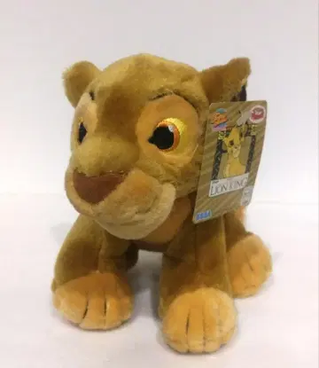 디즈니 라이온킹 심바 봉제 인형 1997 세가 레트로