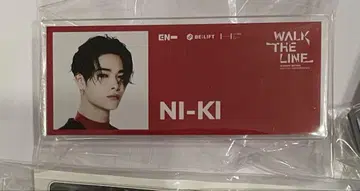 ENHYPEN 최애 여행 아크릴 명찰 니키 NIKI
