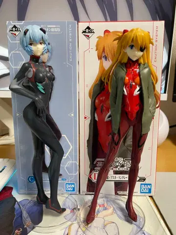 에반게리온 제일복권 아야나미&아스카 피규어 묶음 판매