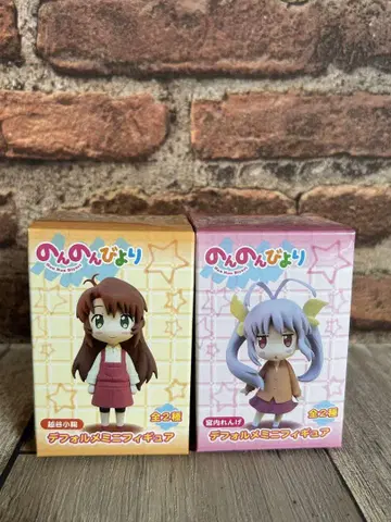 논논비요리 미니 피규어 세트 전 2종
