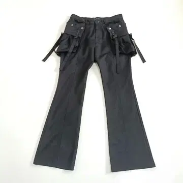 black piece now 2way 플레어 부츠컷 팬츠 M